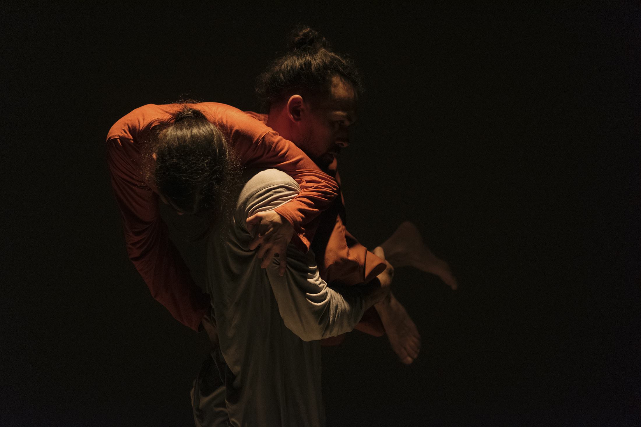 Dance performance capturing momentum