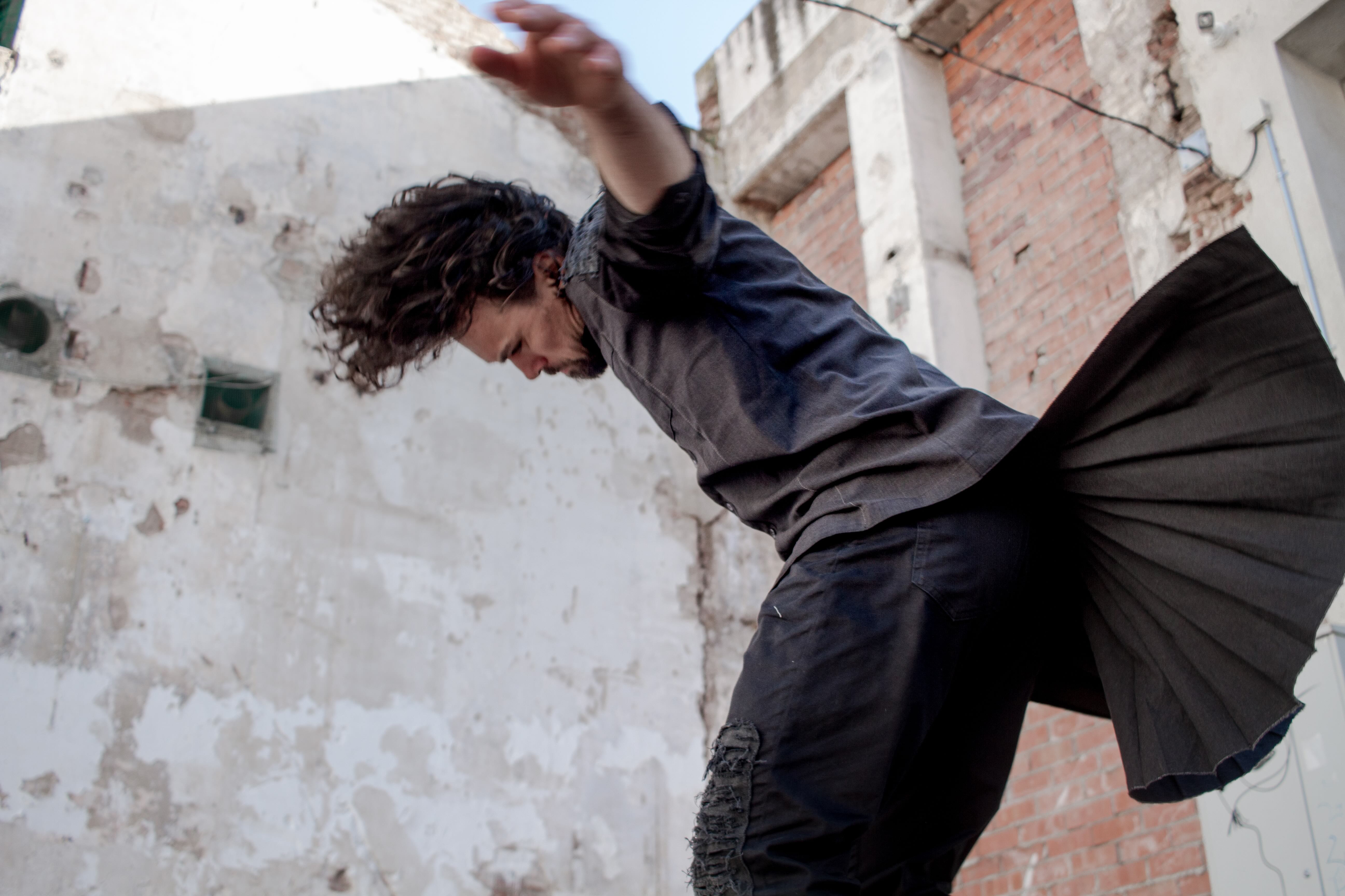 Dance performance capturing momentum