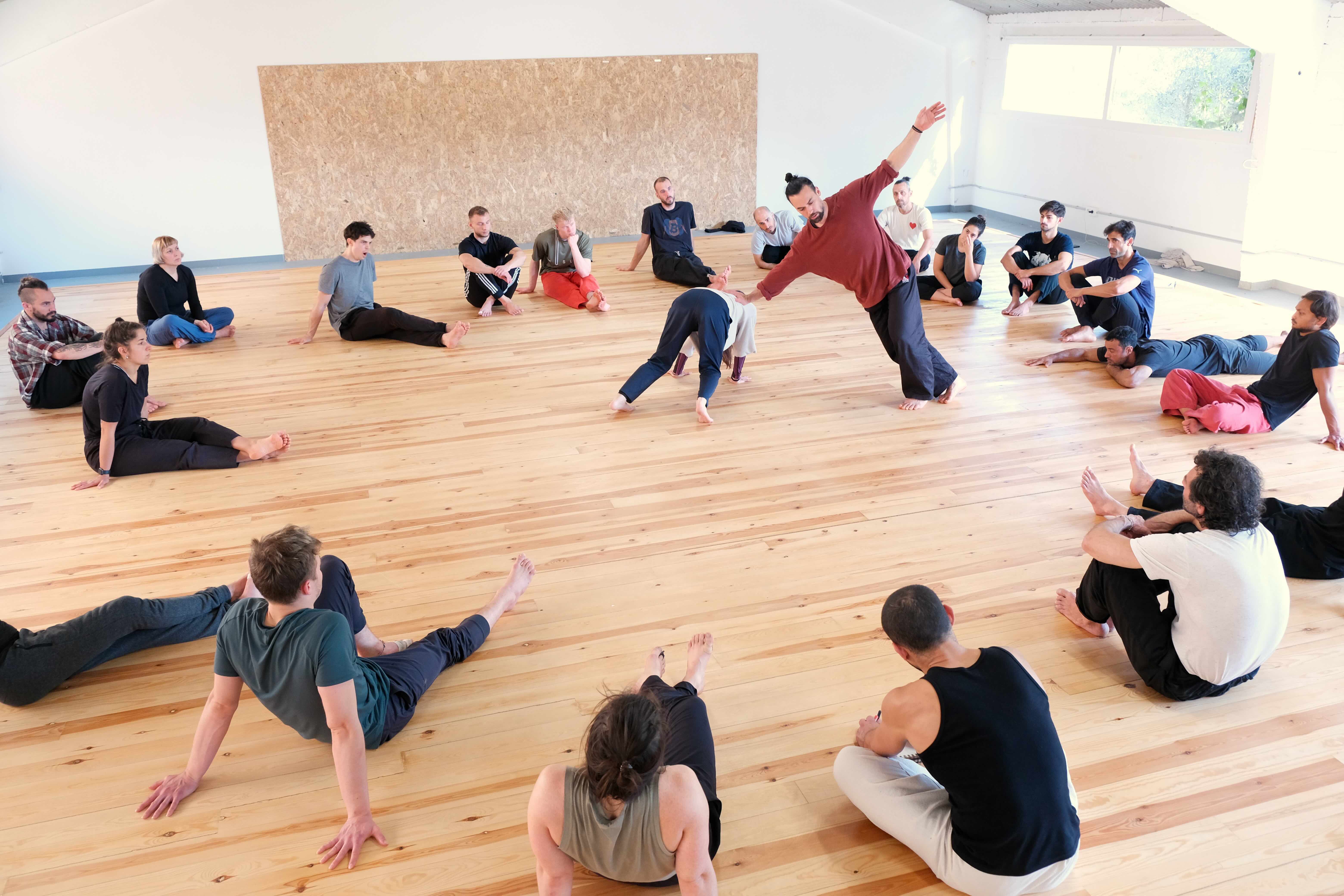 Dance performance capturing momentum
