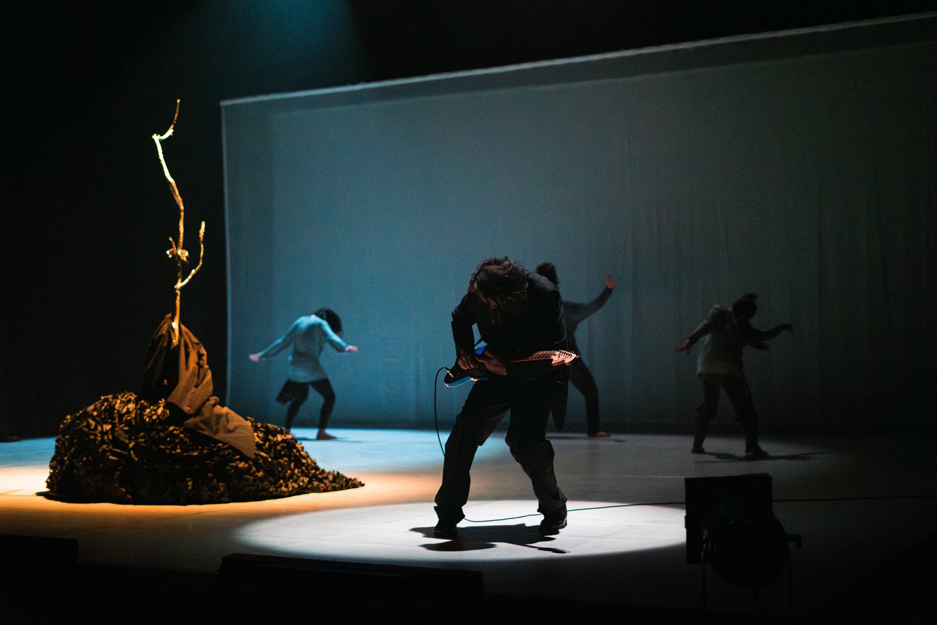 Dance performance capturing momentum